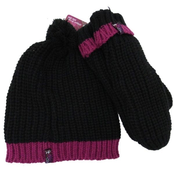 Wholesale Ladies Hot Paws Knit Toque & Gloves Set - Image 2