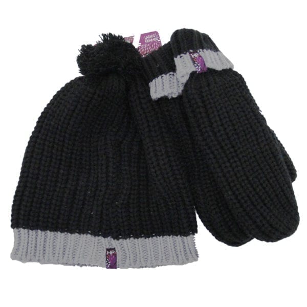 Wholesale Ladies Hot Paws Knit Toque & Gloves Set - Image 4