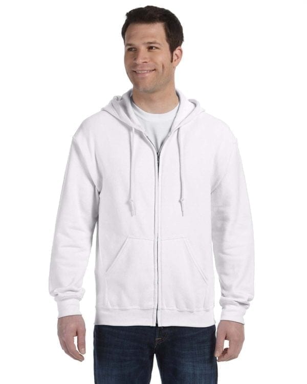 Gildan Heavy Blend Sweater With Full-Zip Hoodie - Image 2
