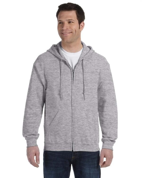 Gildan Heavy Blend Sweater With Full-Zip Hoodie - Image 6