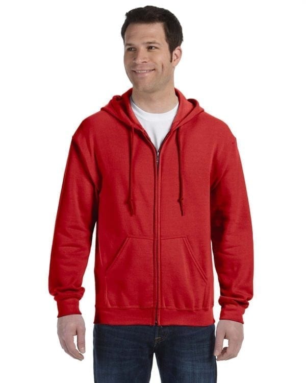 Gildan Heavy Blend Sweater With Full-Zip Hoodie - Image 9