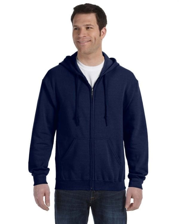 Gildan Heavy Blend Sweater With Full-Zip Hoodie - Image 11