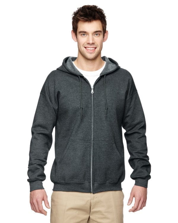 Gildan Heavy Blend Sweater With Full-Zip Hoodie - Image 16