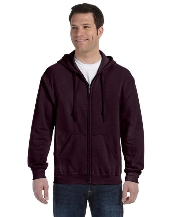 Gildan Heavy Blend Sweater With Full-Zip Hoodie