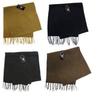 Wholesale Adult Polar Fleece Winter Scarf - Asst Colours