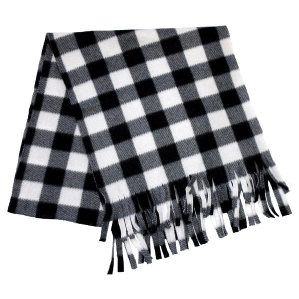 Wholesale Adult Plaid Polar Fleece Scarf - Image 10