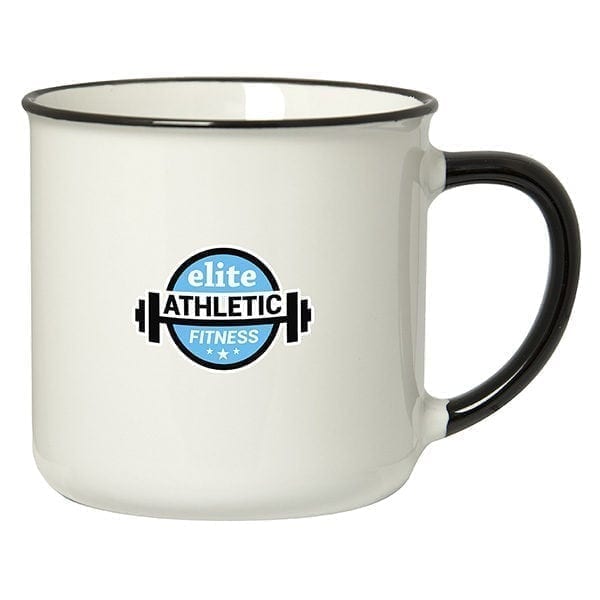 Spring 350 mL (12 oz.) Mug With Coloured Rim/Handle - Image 2